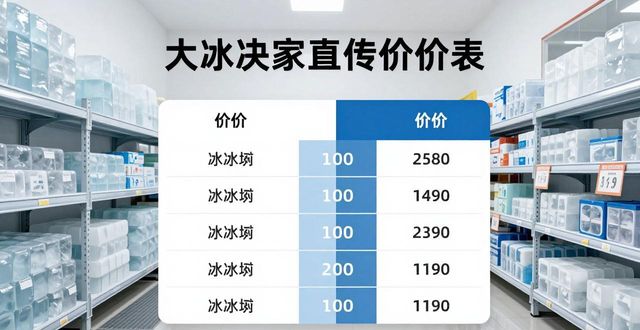 大冰块批发厂家怎么选？江阴直供渠道靠谱吗